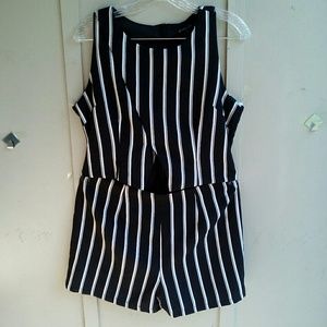 Cals Striped Romper